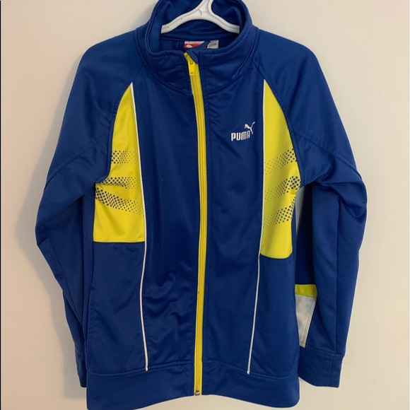 Boys Puma soccer jacket 8 - Picture 1 of 4